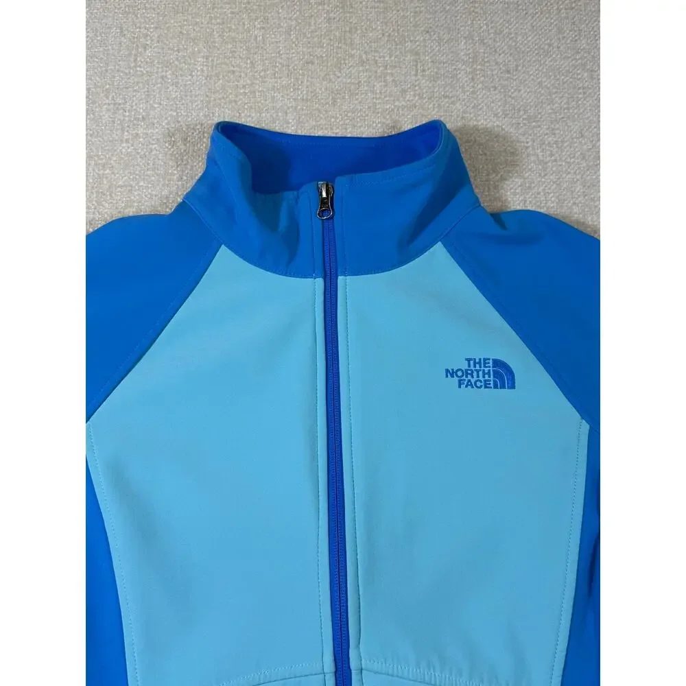 The North Face Women's Blue Medium Flight Series Long Sleeve Fleece Jacket Top